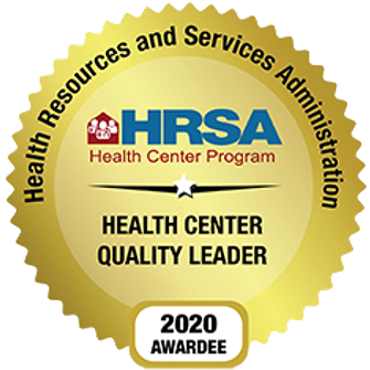 HRSA Health Center Quality Leader 2020 Awardee